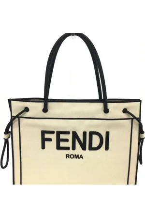 Fendi Pre-owned, Kobieta, Beżowy, ONE SIZE, Pre-owned Cotton fendi-bags