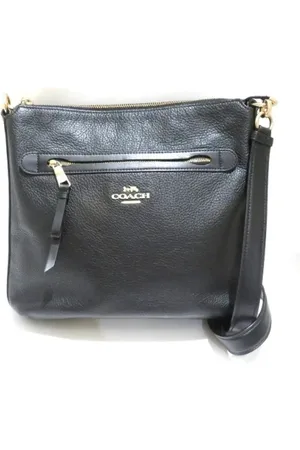 Coach Pre-owned, Kobieta, Czarny, ONE SIZE, Skóra, Pre-owned skórzane torby na ramię