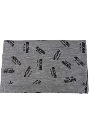 Moschino Akcesoria, Mężczyzna, Szary, ONE SIZE, Stylowy Szal na Wszystkie Okazje
