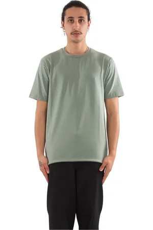 Daniele Fiesoli Koszulki, Mężczyzna, Zielony, 3XL, Bawełniany T-shirt Stretch