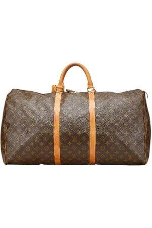 LOUIS VUITTON Pre-owned, unisex, brązowy, ONE SIZE, Skóra, Pre-owned Canvas travel-bags