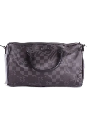 Sprayground Torebki, Kobieta, Szary, ONE SIZE, Torba na ramię z zamkiem Logo
