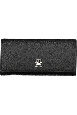 Tommy Hilfiger Akcesoria, Kobieta, Czarny, ONE SIZE, Portfel Damski Czarny Zamek Błyskawiczny