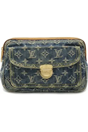 LOUIS VUITTON Pre-owned, Kobieta, Niebieski, ONE SIZE, Denim, Pre-owned płócienne torby Louis Vuitton