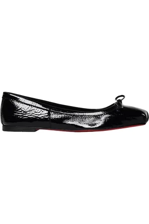 Christian Louboutin Buty, Kobieta, Czarny, 41 EU, Czarne Lakierowane Baletki