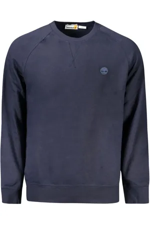 Timberland Bluzy, Mężczyzna, Niebieski, 2XL, Niebieski Bawełniany Sweter