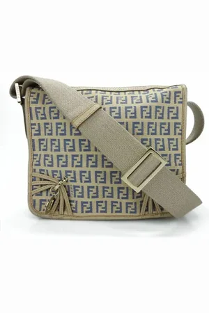 Fendi Pre-owned, Kobieta, Beżowy, ONE SIZE, Skóra, Pre-owned Canvas fendi-bags
