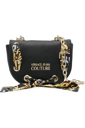 VERSACE Torebki, Kobieta, Czarny, ONE SIZE, Czarne Torby Couture od Versace Jeansy