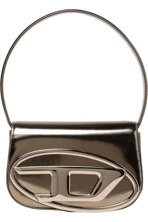 Diesel Torebki, Kobieta, brązowy, ONE SIZE, Metaliczna Kopertówka w Fiolecie