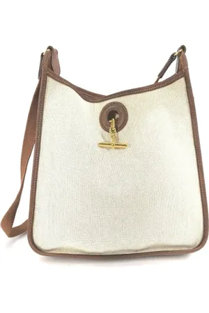 Hermès Pre-owned, Kobieta, Beżowy, ONE SIZE, Skóra, Pre-owned skórzane torby na ramię