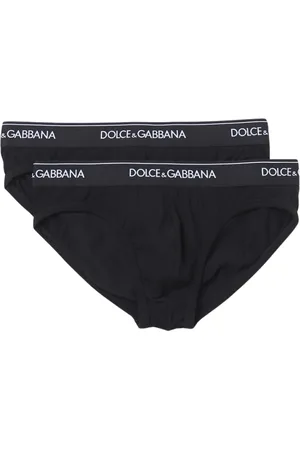 Dolce & Gabbana Bielizna, Mężczyzna, Czarny, 2XL, Luksusowy Komplet Męskiej Bielizny