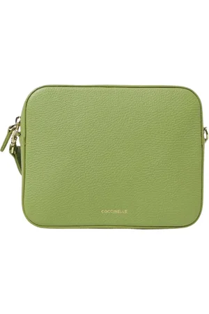 Coccinelle Torebki, Kobieta, Zielony, ONE SIZE, Zielona Mini Torba na Ramię