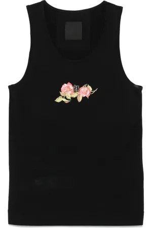 Givenchy Koszulki, Kobieta, Czarny, M, Czarny Top dla Kobiet
