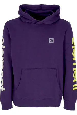 Element Bluzy, Mężczyzna, Fioletowy, M, Bawełna, Regulowany Hoodie Joint 2.0 Grape