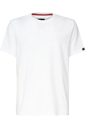 FAY Koszulki, Mężczyzna, Biały, XL, Białe T-shirty i Pola z Logo