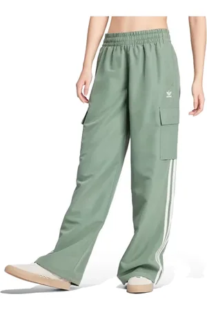 adidas Spodnie, Kobieta, Zielony, L, Spodnie 3S Cargo dla Kobiet