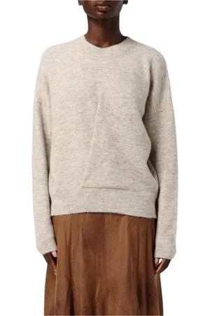 Isabel Marant Swetry, Kobieta, Beżowy, S, Beżowy Sweter z Włóczki