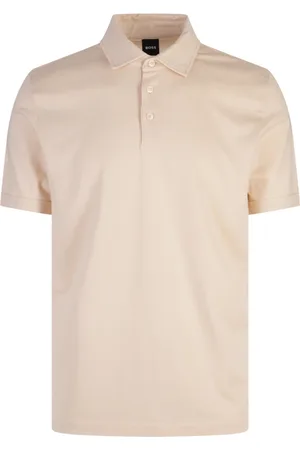 HUGO BOSS Koszulki, Mężczyzna, brązowy, 2XL, Brązowy Polo z Bawełny Piqué