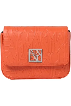 Armani Exchange Torebki, Kobieta, Czerwony, ONE SIZE, Torebka z Logo Mini Clutch