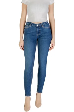 Liu Jo Jeansy, Kobieta, Niebieski, W31, Niebieskie Dżinsy Skinny z Bawełny