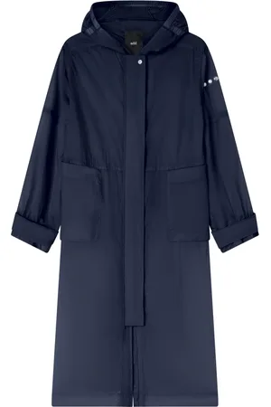 add Kurtki, Kobieta, Niebieski, L, Nylon, Parka Z Kapturem