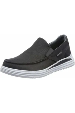 Skechers Buty, Mężczyzna, Czarny, 44 EU, Czasowa Stylowa Wkładka na Co Dzień