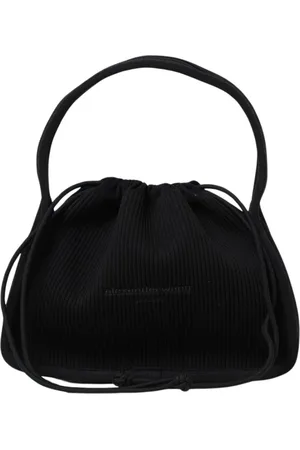 Alexander Wang Torebki, Kobieta, Czarny, ONE SIZE, Żakardowa Mini Torebka z Uchwytem