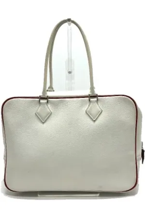 Hermès Pre-owned, Kobieta, Biały, ONE SIZE, Skóra, Pre-owned Skórzane torebki