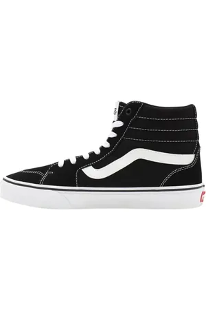 Vans Buty, Mężczyzna, Czarny, 44 1/2 EU, Klasyczne Buty High-Top Czarne/Białe