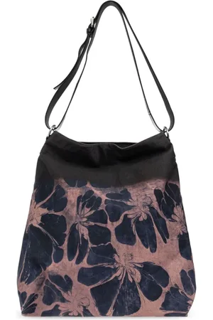 DRIES VAN NOTEN Torebki, Kobieta, Wielobarwność, ONE SIZE, Czarna Torba na Ramię z Wewnętrzną Kieszenią