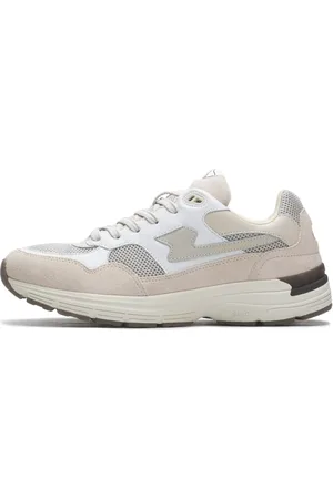 S.W.C. Stepney Workers Club Buty, Mężczyzna, Beżowy, 46 EU, Amiel S-Strike Suede Mix Sneakers