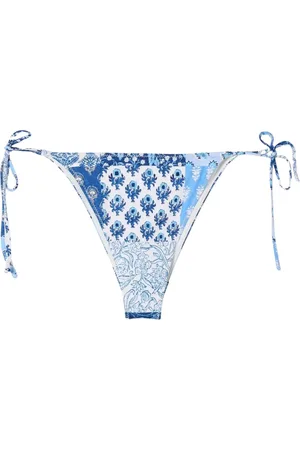 MC2 SAINT BARTH Stroje kąpielowe, Kobieta, Wielobarwność, S, Bikini Dolne w Patchworkowym Druku