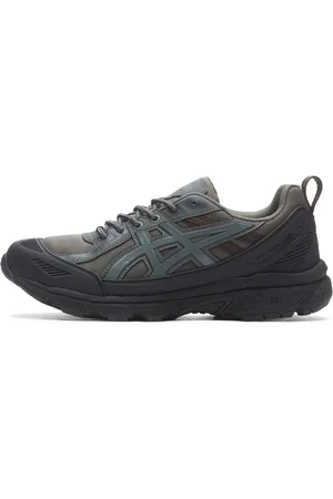 Asics Buty, Mężczyzna, Zielony, 41 1/2 EU, Buty do biegania w terenie szary grafit