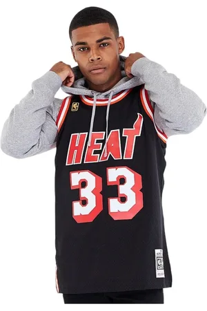 Mitchell & Ness Bluzy, Mężczyzna, Czarny, M, Koszulka Miami Heat Alonzo Mourning Swingman