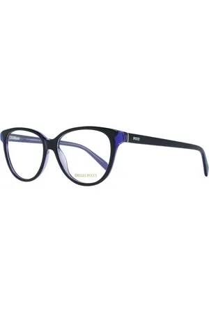 Emilio Pucci Akcesoria, Kobieta, Fioletowy, ONE SIZE, Fioletowe Okulary Optyczne Damskie z Sprężynowymi zawiasami