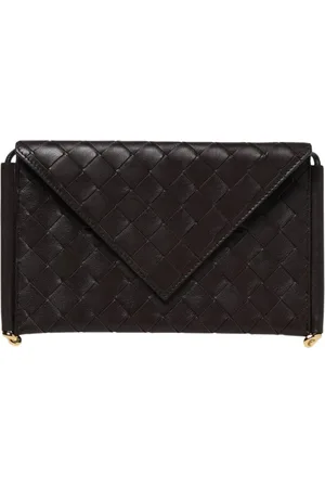 Bottega Veneta Torebki, Kobieta, brązowy, ONE SIZE, Brązowa Koperta Clutch