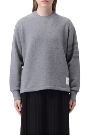 Thom Browne Bluzy, Kobieta, Szary, 3XS, Klasyczny Szary Sweter dla Kobiet