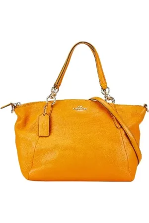 Coach Pre-owned, Kobieta, Pomarańczowy, ONE SIZE, Skóra, Pre-owned Skórzane torebki