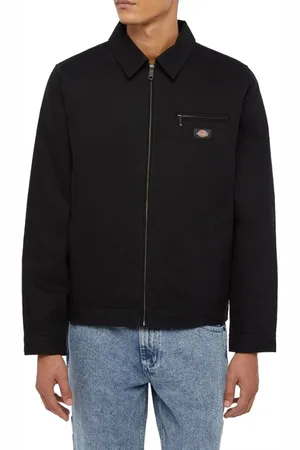Dickies Kurtki, Mężczyzna, Czarny, M, Czarna Kurtka Malarska z Kanwy