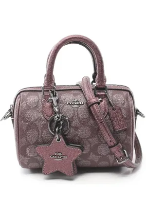 Coach Pre-owned, Kobieta, Czerwony, ONE SIZE, Skóra, Pre-owned Canvas handbags