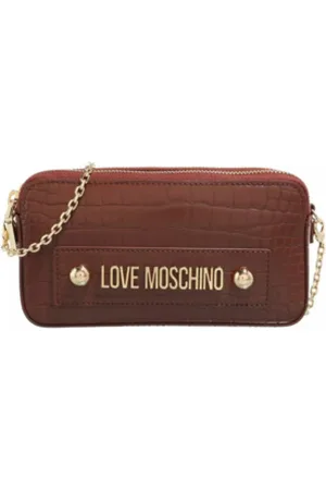 Moschino Torebki, Kobieta, brązowy, ONE SIZE, Klasyczny Styl Torby na Ramię