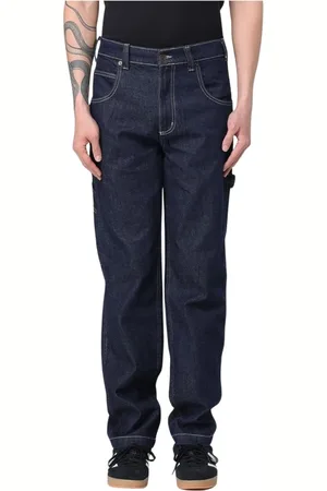 Dickies Jeansy, Mężczyzna, Niebieski, W33, Denim, Klasyczne Jeansyy Robocze