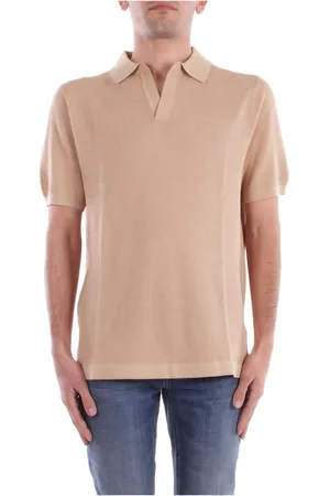 MC2 SAINT BARTH Koszulki, Mężczyzna, Beżowy, L, Beżowe T-shirty i Pola