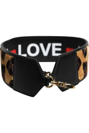 Dolce & Gabbana Torebki, Kobieta, Wielobarwność, ONE SIZE, Torba Leopard Love z Złotymi Detalami