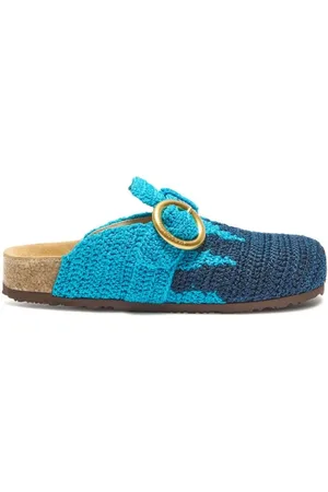 Maliparmi Buty, Kobieta, Niebieski, 37 EU, Nylon, Bicolour Haftka Niebieski Błękitny
