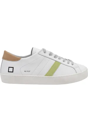 D.A.T.E. Buty, Mężczyzna, Biały, 44 EU, Białe Sneakersy z Niską Cholewką