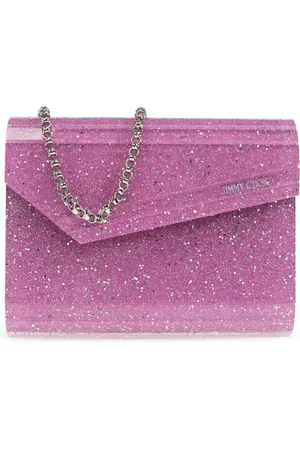 Jimmy Choo Torebki, Kobieta, Różowy, ONE SIZE, Skóra, Candy Clutch