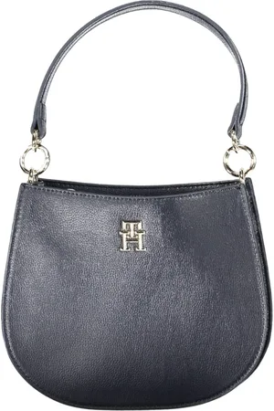 Tommy Hilfiger Torebki, Kobieta, Niebieski, ONE SIZE, Niebieska Damska Torba z Regulowanym Paskiem