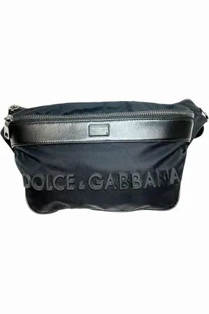 Dolce & Gabbana Pre-owned, Mężczyzna, Czarny, ONE SIZE, Skóra, Pre-owned Canvas crossbody-bags