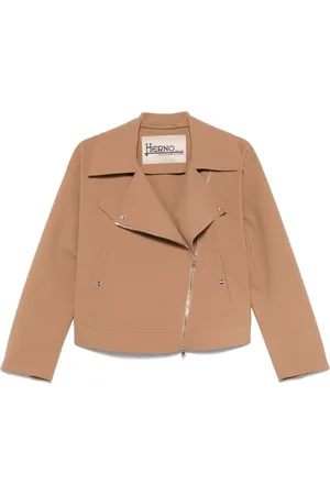 HERNO Kurtki, Kobieta, brązowy, XS, Elegancka Kurtka Marrone
